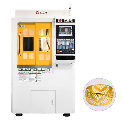 Niemiecki Precision Metal 9 Axis Jewelry CNC Machine Alpha Reducer Control System